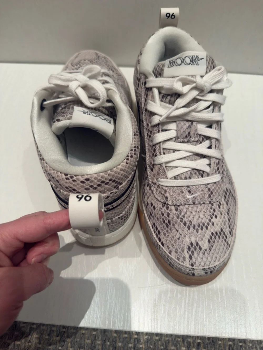 Nike Book 1 Devin Booker Snakeskin Cream/Natural Colorway Unisex M: 9 W: 10.5 - Picture 10 of 13